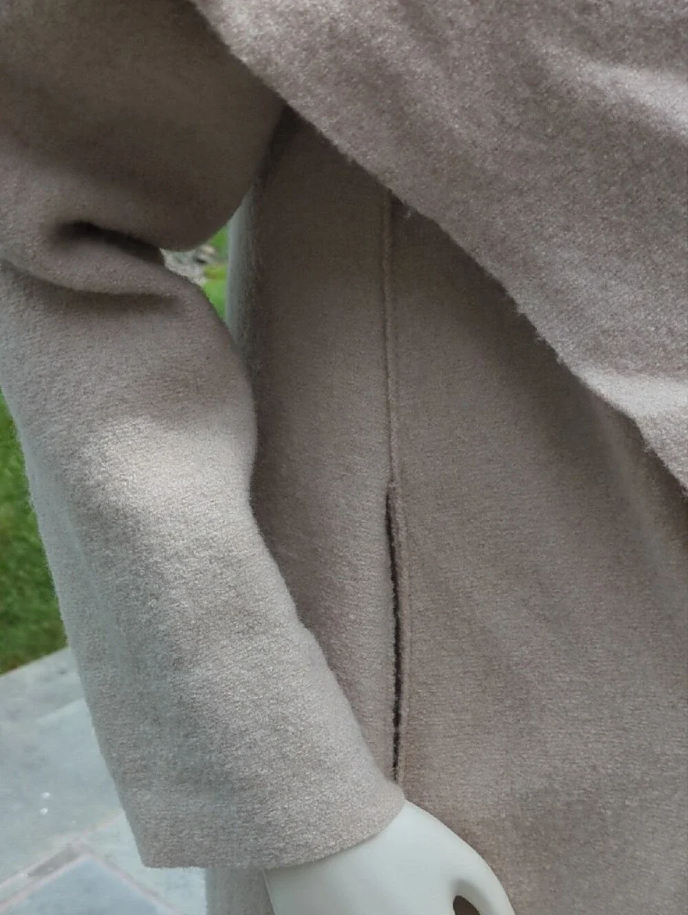 Harris Warf London Draped Open-Front Sweater Coat